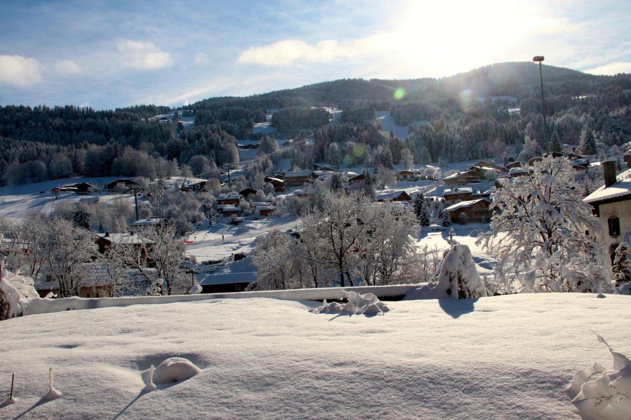 La maison de Moune à Megève Demi-Quartier Esterno foto