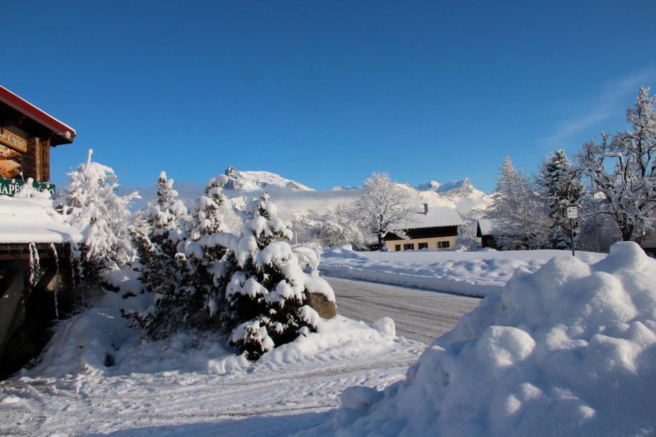 La maison de Moune à Megève Demi-Quartier Esterno foto