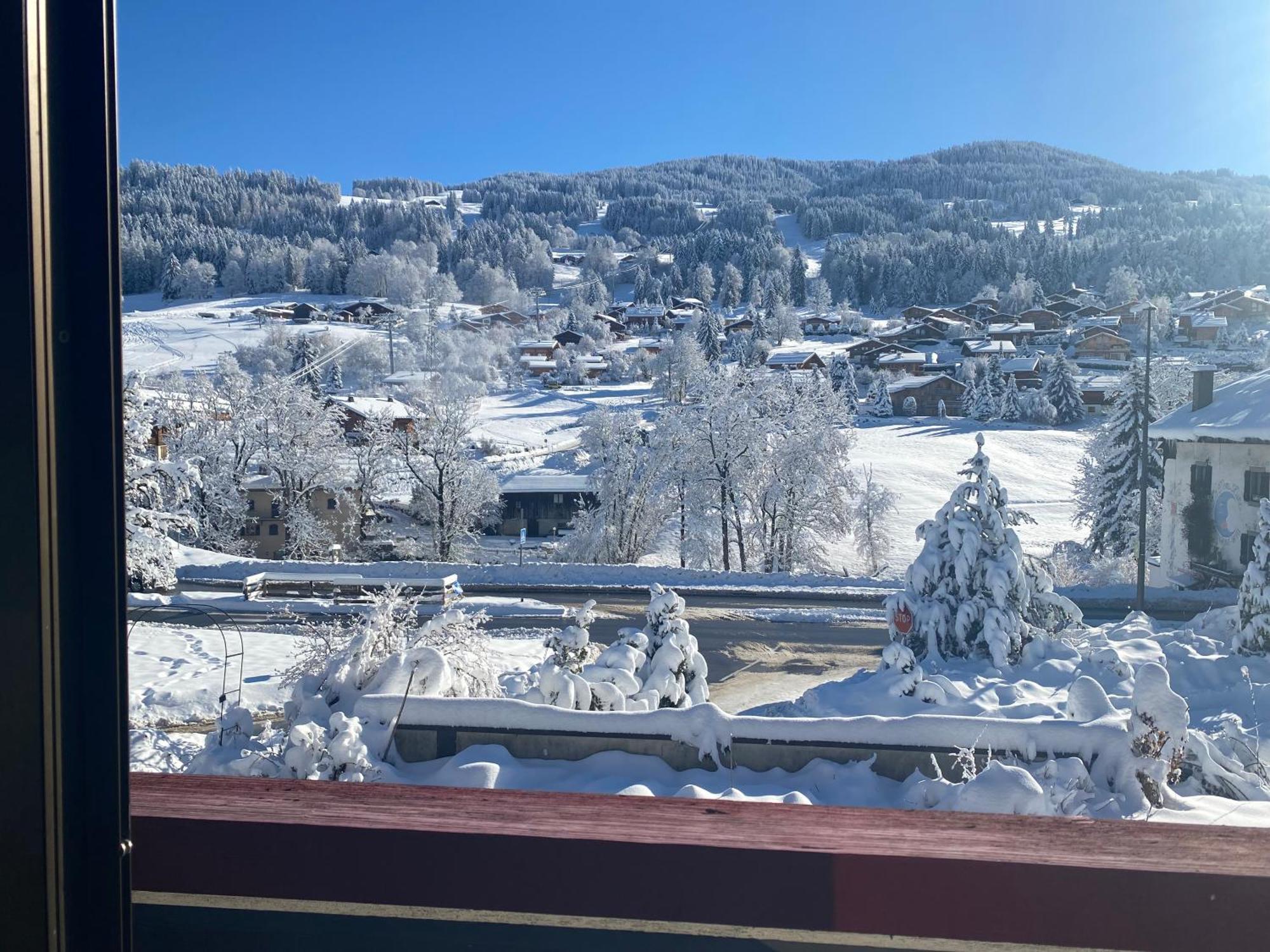 La maison de Moune à Megève Demi-Quartier Esterno foto