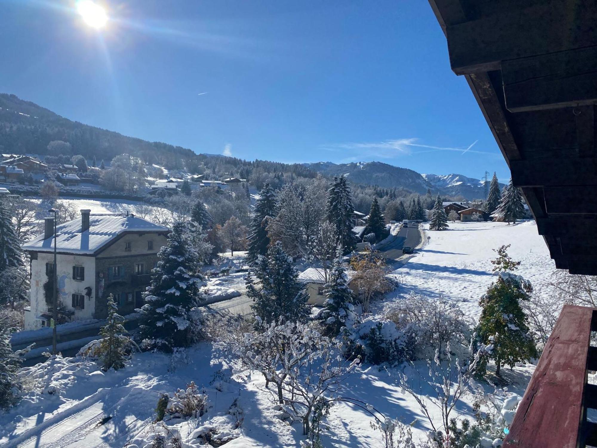 La maison de Moune à Megève Demi-Quartier Esterno foto