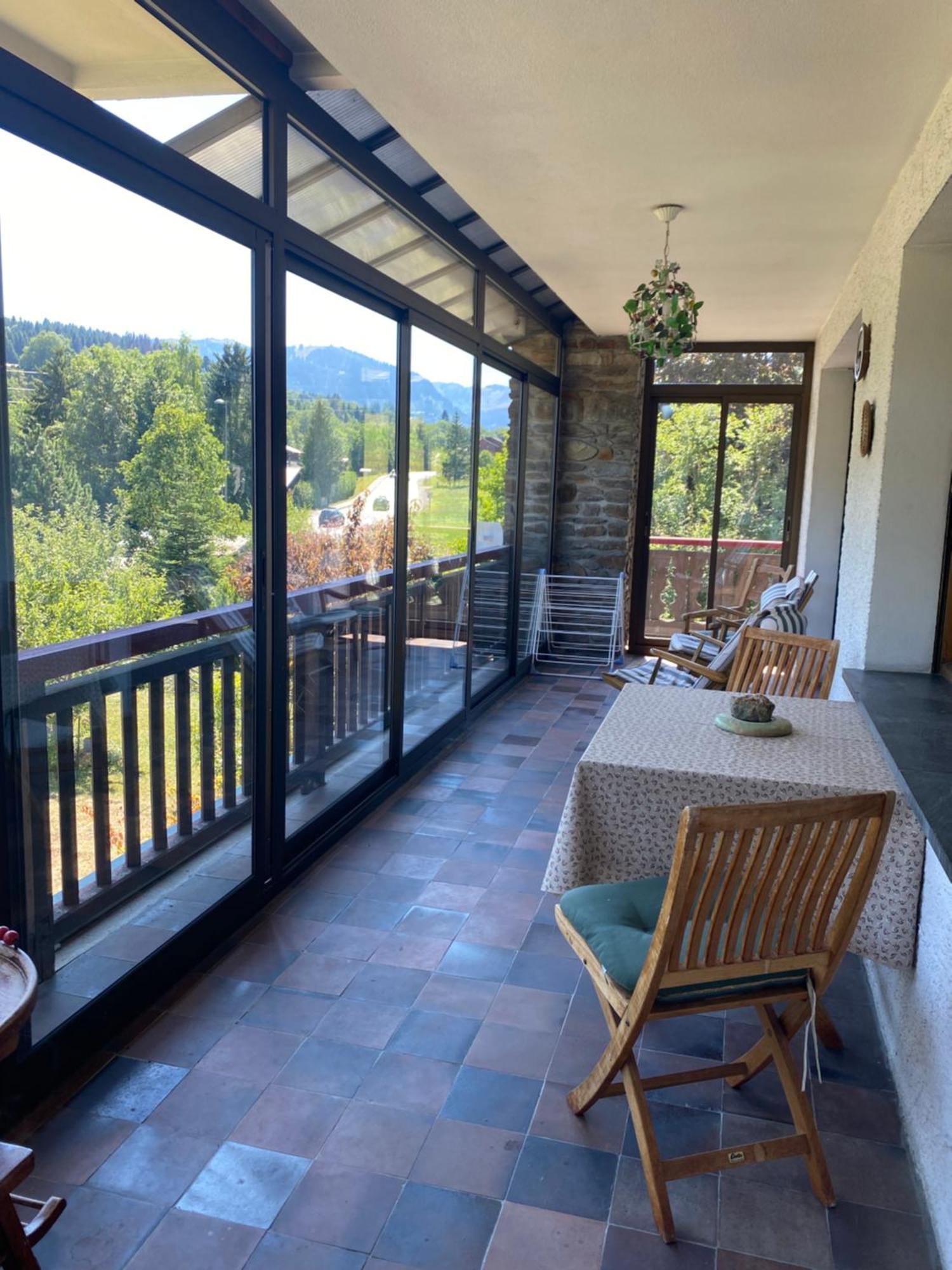 La maison de Moune à Megève Demi-Quartier Esterno foto
